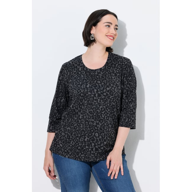 T-shirt motif léopard - ULLA POPKEN