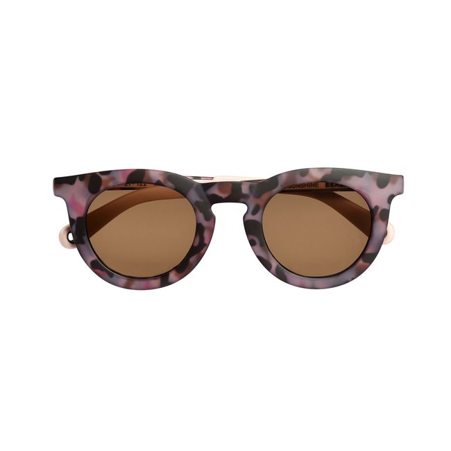Lunettes de soleil enfant 4-6 ans écaille rose <span itemprop=