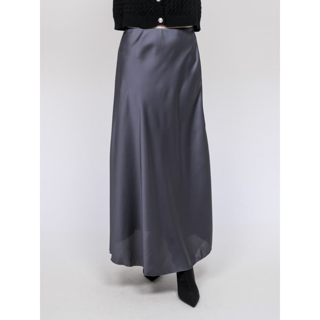 Jupe Longue En Satin Xalpa - DONA LISA