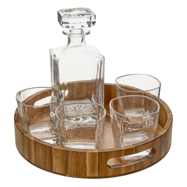 Coffret whisky avec carafe en Cristallin JULES Couleur transparent <span itemprop=