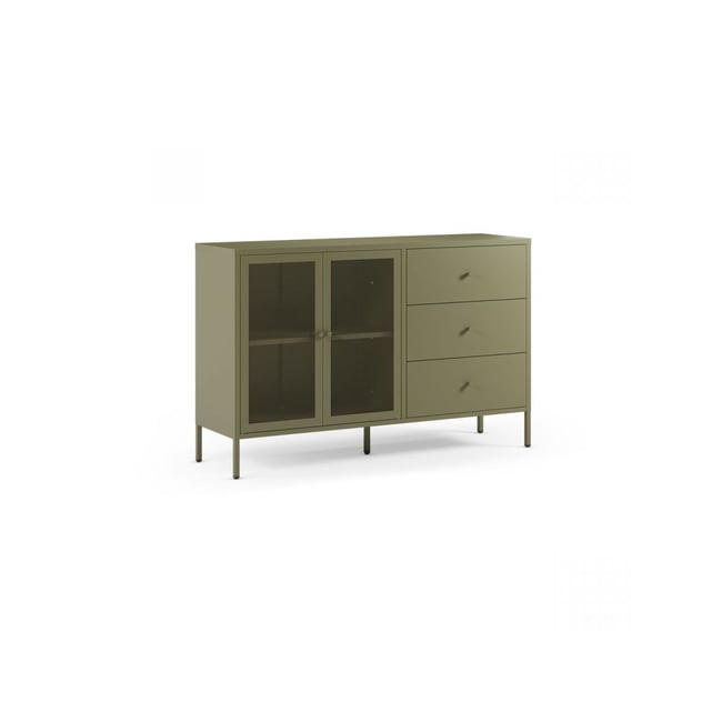 Buffet  en métal  portes 140 cm, CLARA - BOBOCHIC
