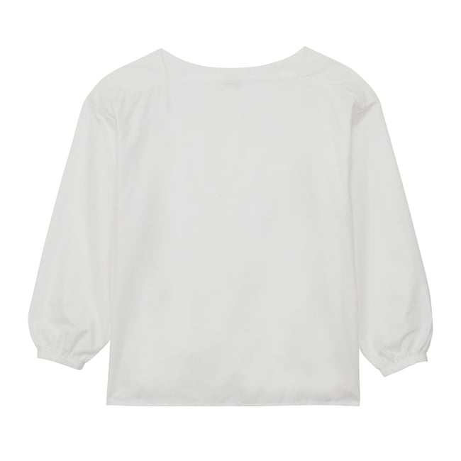 Top Sea fluide en coton blanc <span itemprop=