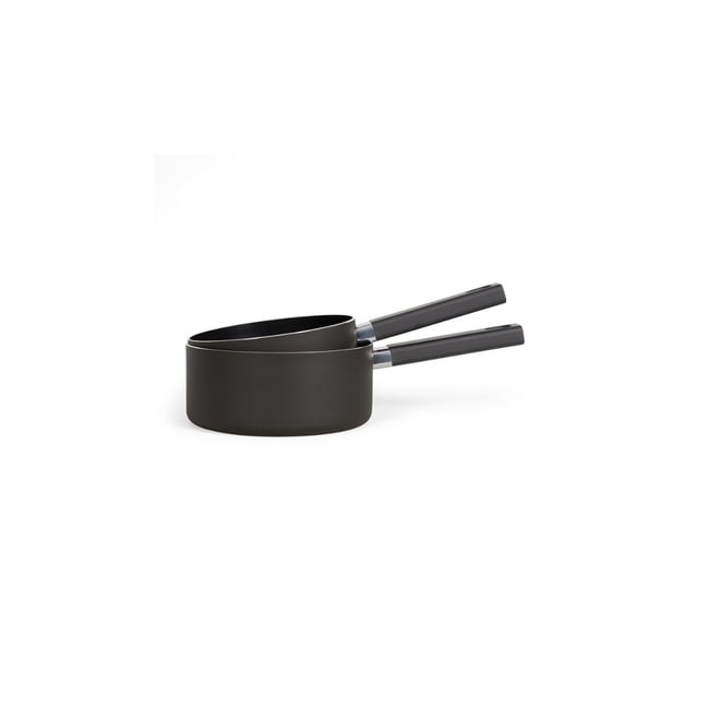 Set de 2 casseroles PREMIER CHEF noir <span itemprop=