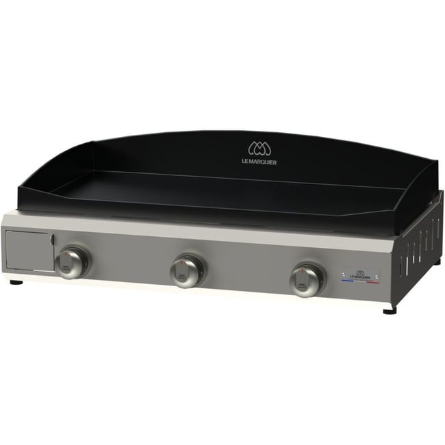 Plancha gaz AMALIA 375 INOX V3 PLEA375IV3 - LE MARQUIER