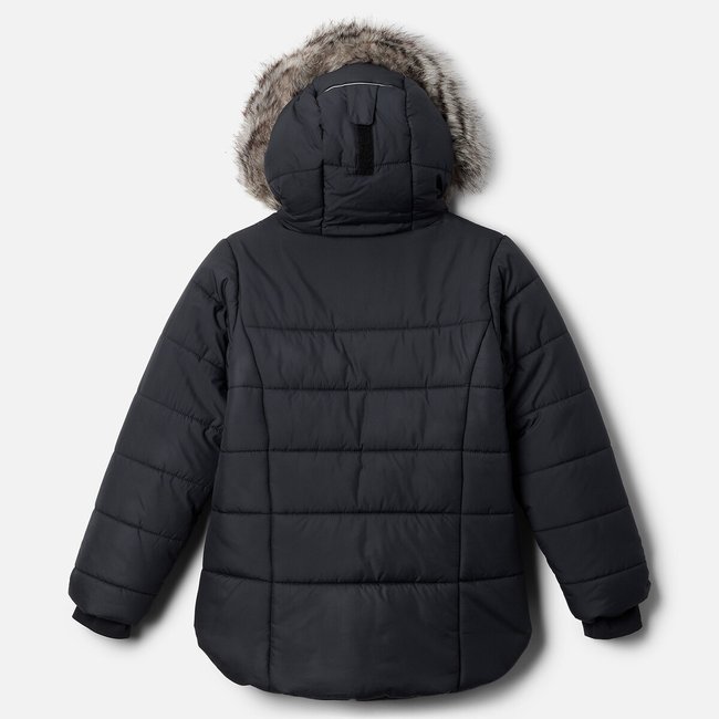 Mid season hooded parka black Columbia La Redoute