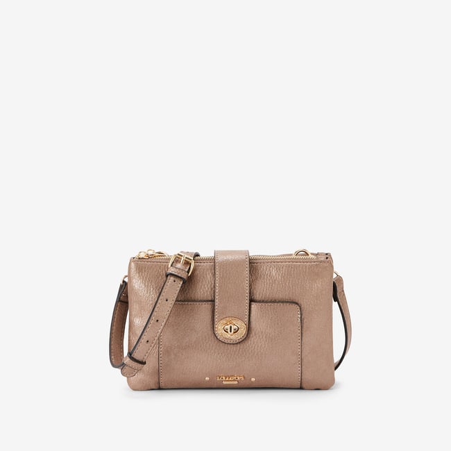 Sac multi poches  Roselyne doré,taupe <span itemprop=