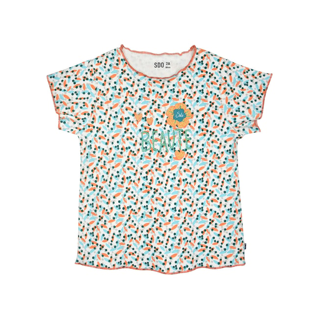 Tee shirt gema manches courtes enfant blanc <span itemprop=