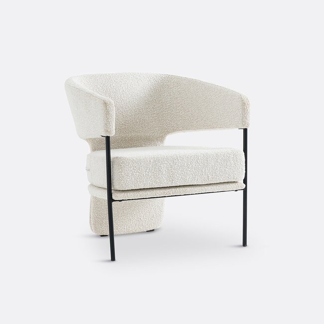 Poltrona bouclé, Palazzo beige écru LA REDOUTE INTERIEURS