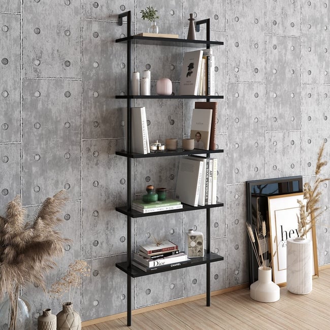 Полка для книг, Paula / Паула черный SO'HOME