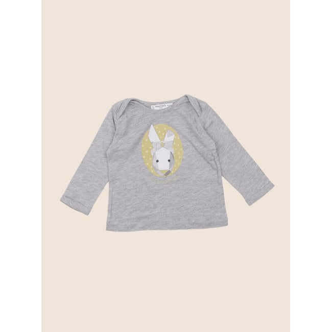 Tee-shirt - Très bon état gris <span itemprop=