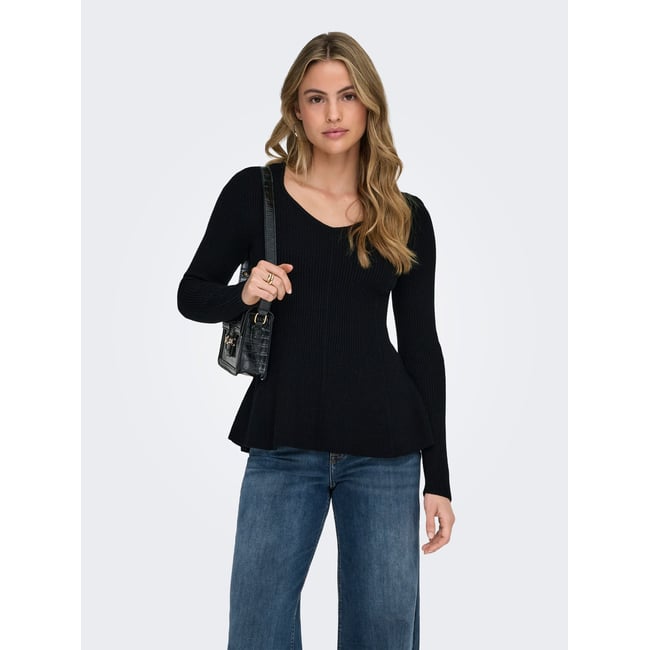 Pull En Maille noire - black <span itemprop=