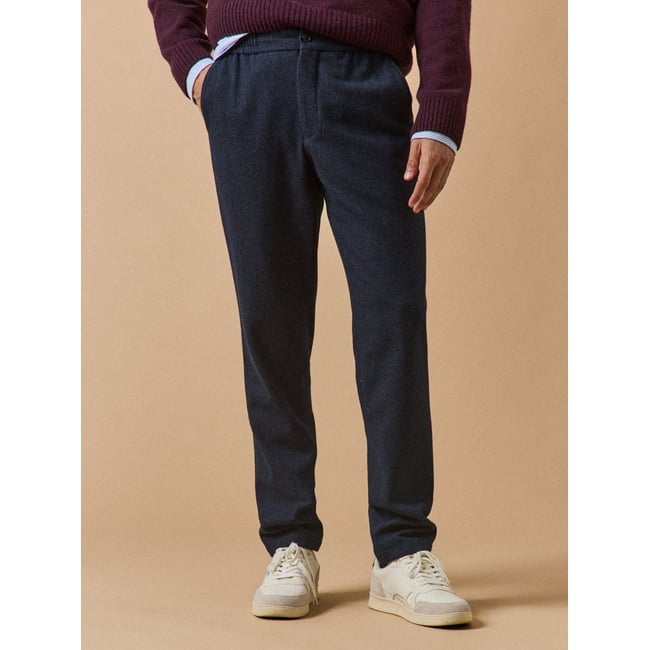 Pantalon taille élastiquée lainage - CYRILLUS