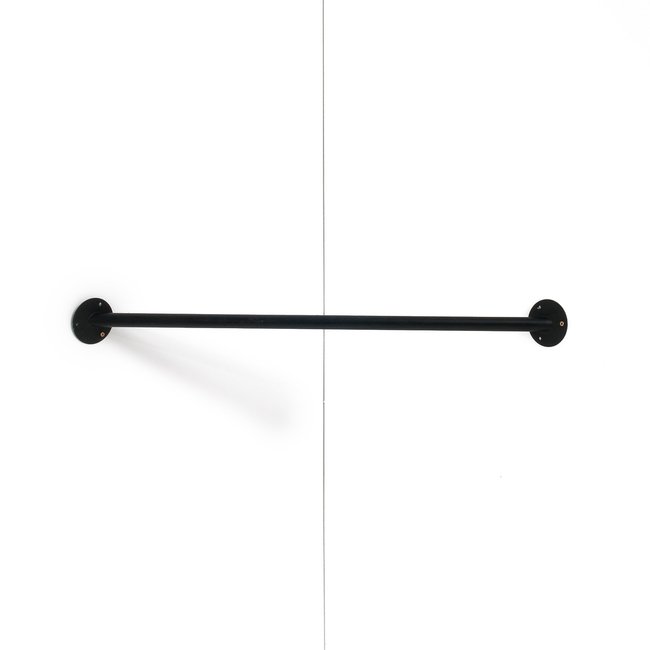 Bliska Industrial Style Corner Hanging Rail, black, LA REDOUTE INTERIEURS