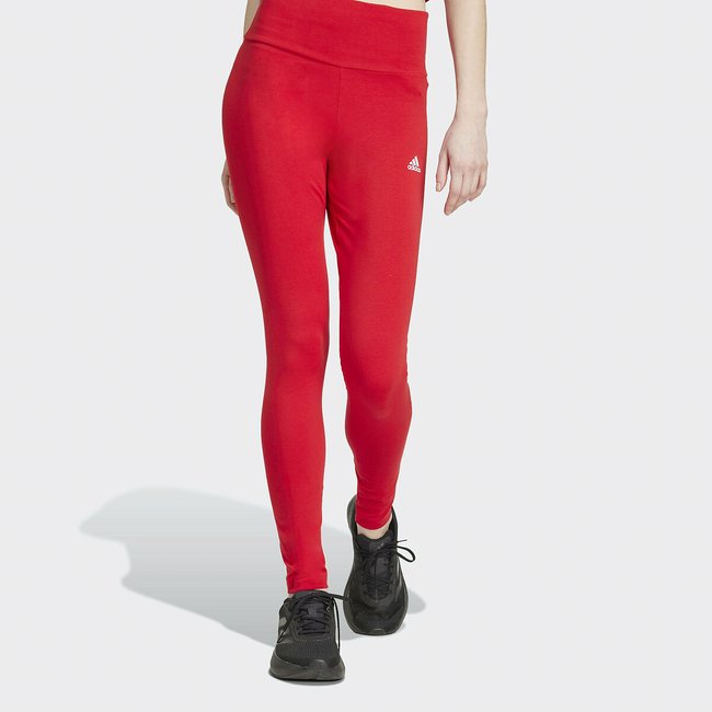Leggings Essentials Logo mit hohem Bund rot <span itemprop=