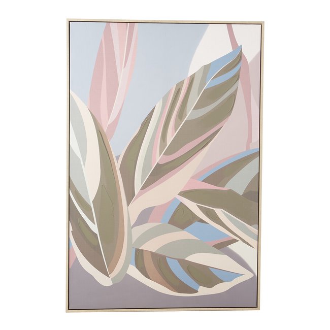 Contemporary Multileafs Framed Wall Art, green, SO'HOME