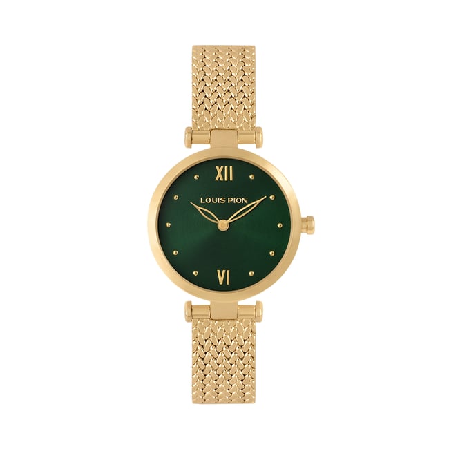 Montre Femme Vintage LOUIS PION à Quartz - Cadran Rectangulaire Argenté