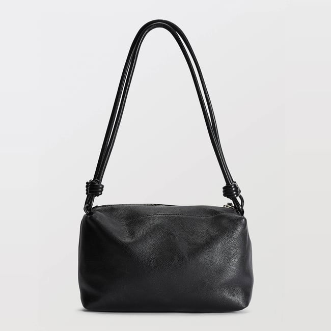 Sac porté épaule en cuir - MONOPRIX
