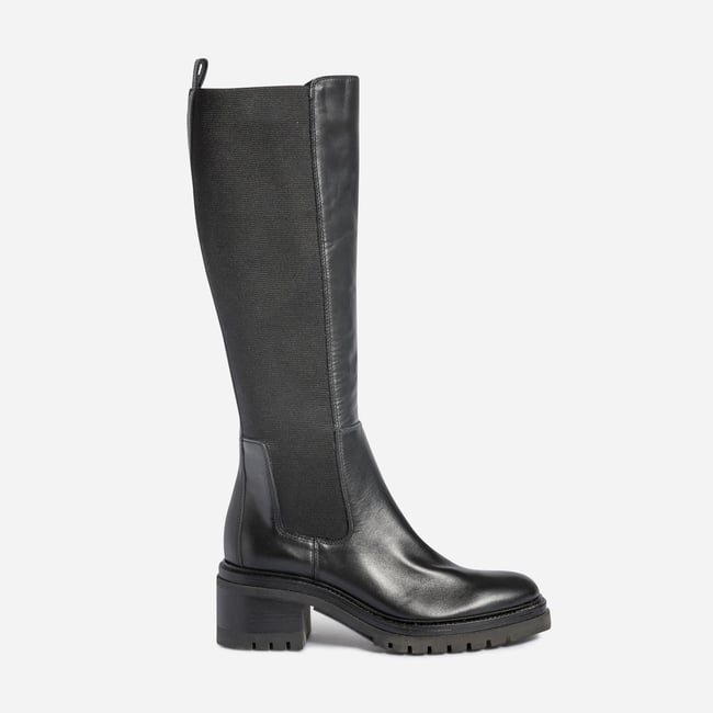 Botte À Talon en cuir TACIANA. - ERAM
