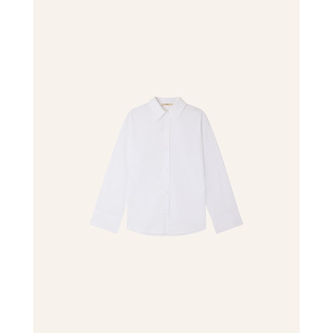 Chemise droite, NEOMI blanc <span itemprop=