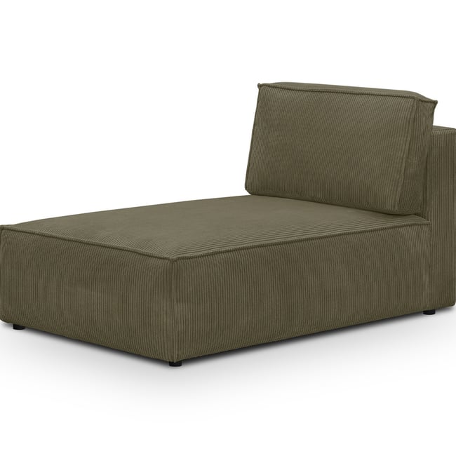 Méridienne modulable en velours côtelé - HARPER MOD - HOMIFAB