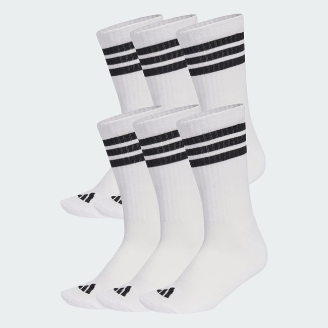 Lot de 6 paires de chaussettes hautes white / black / black <span itemprop=