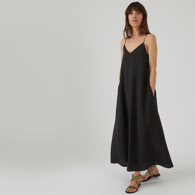 Robe longue, à fines bretelles - LA REDOUTE COLLECTIONS