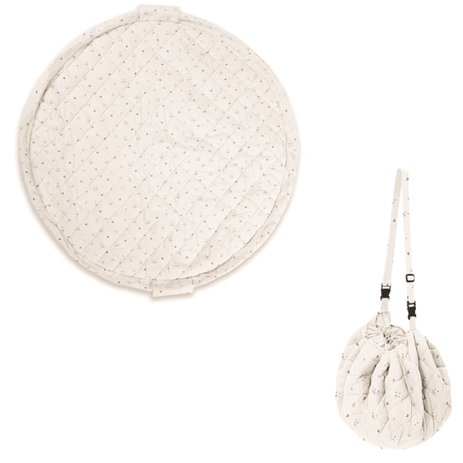 play&go - tapis d´éveil & sac organic - moon ecru <span itemprop=