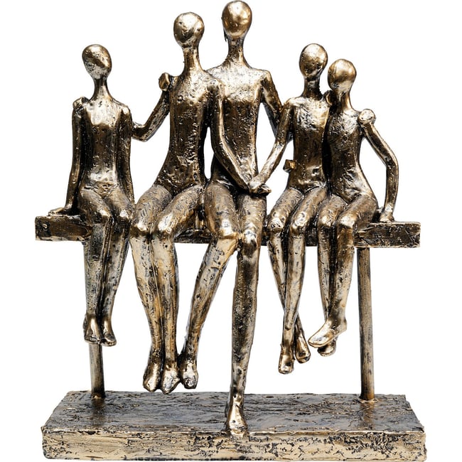 Déco famille banc Couleur bronze <span itemprop=