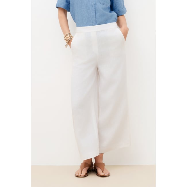 Pantalon large en lin PANDI - CAROLL