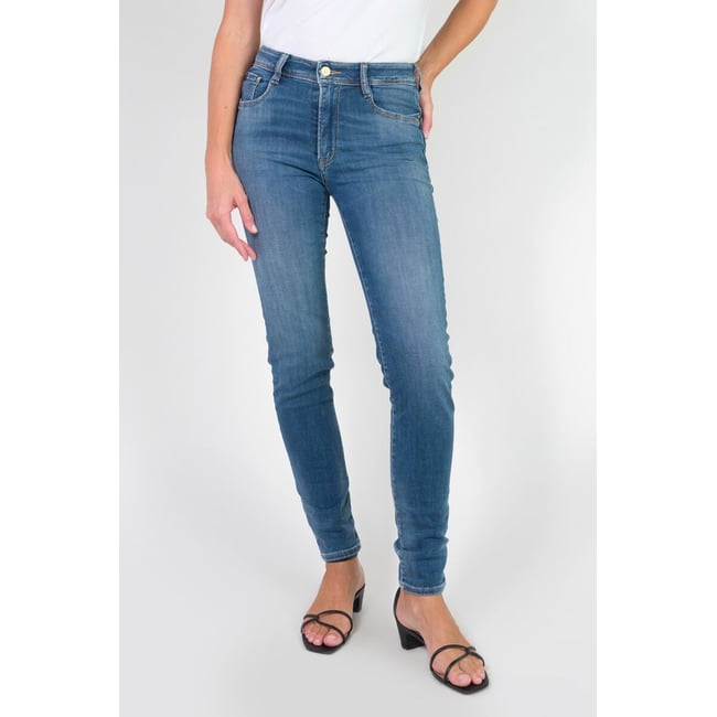Jeans push-up  taille haute PULP, longueur 34 blue <span itemprop=