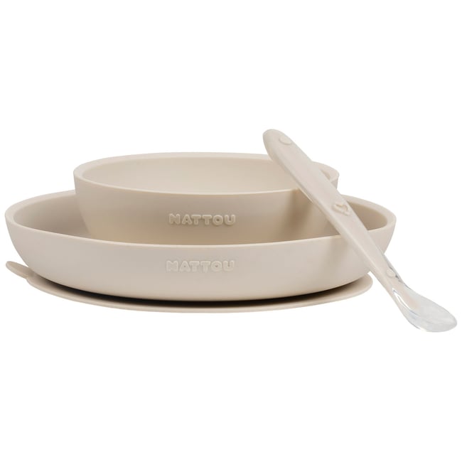 Coffret repas beige <span itemprop=