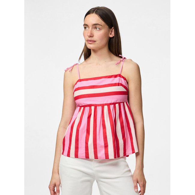 Top à bretelles PIECES fuchsia pink <span itemprop=