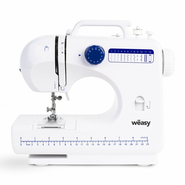 machine ã coudre 12 programmes - sw45 blanc <span itemprop=