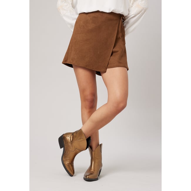 Jupe short femme VERONICA light brown <span itemprop=