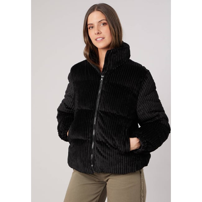 Blouson femme effet velours côtelé NOELIA - DEELUXE
