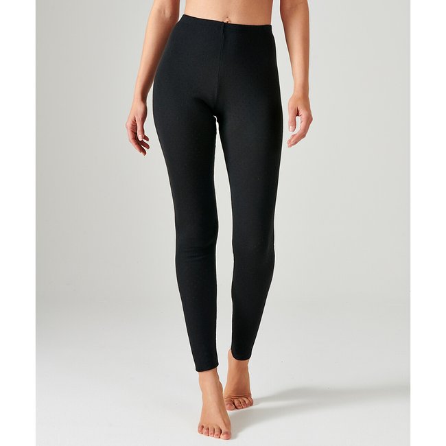 Leggins de bambú termolactil Grado 4 negro <span itemprop=
