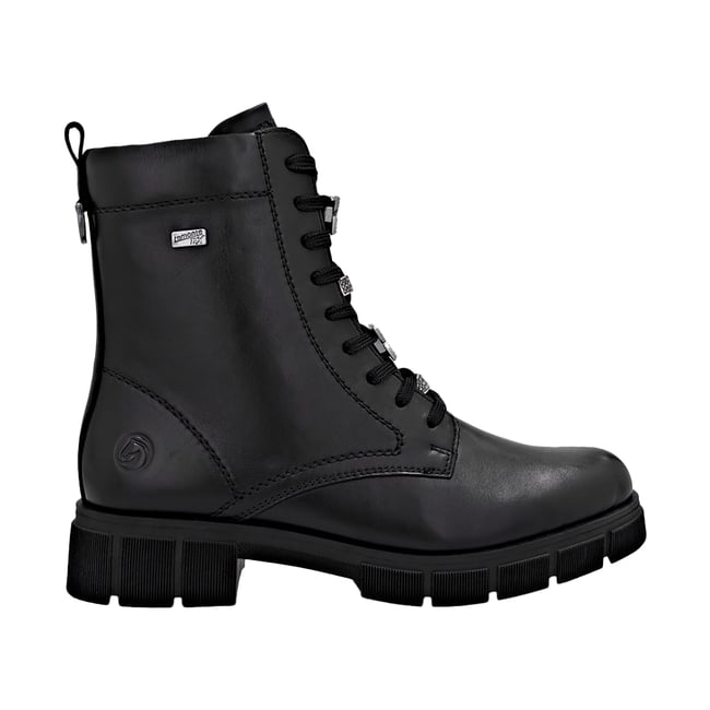 Bottines Cuir Cristallino noir <span itemprop=