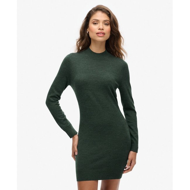 Robe en maille mérinos à manches longues - SUPERDRY