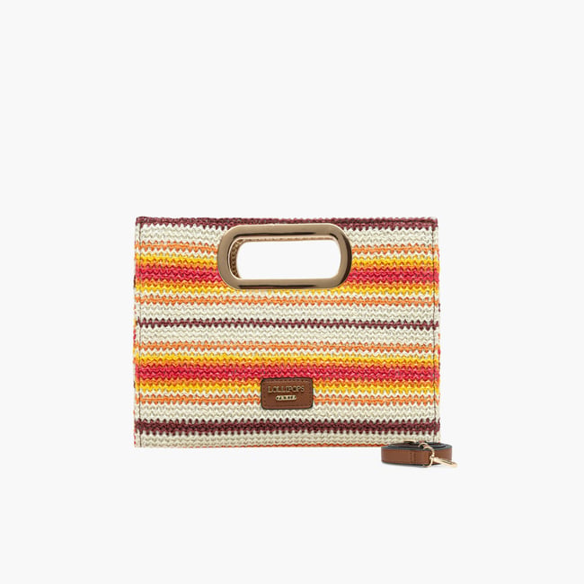 Petit sac shopper  Sartene orange <span itemprop=