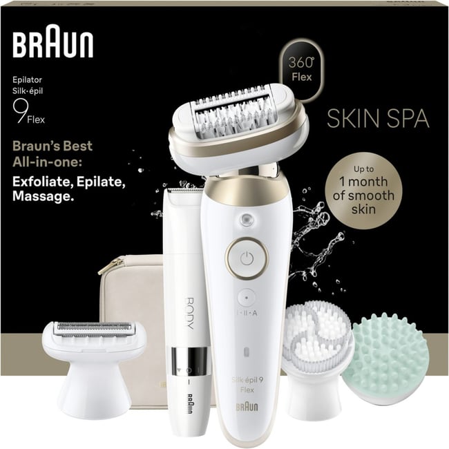 Epilateur électrique Silk-épil SES 9-481 3D Flex Skin Spa - BRAUN