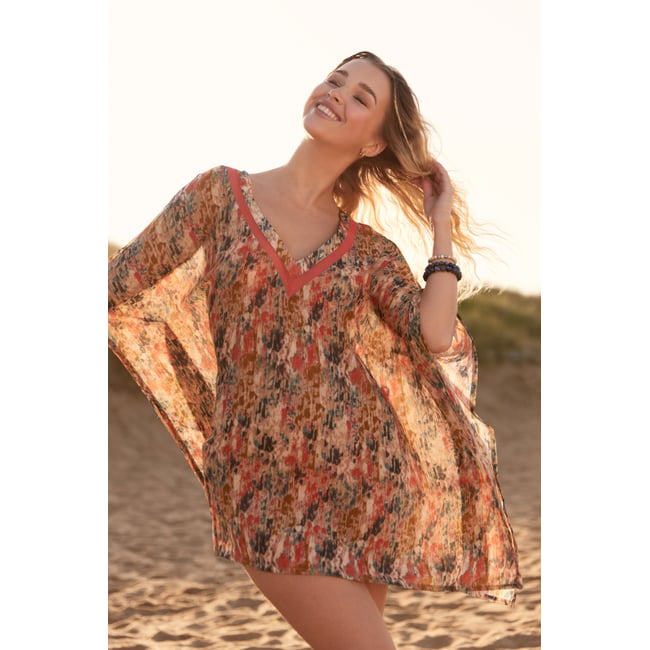 Coeur De Miss en Tunique manches 3/4  MAGIE aquarelle <span itemprop=