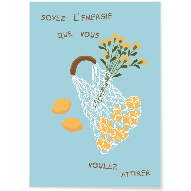 Affiche Inspiration Couleur blanc <span itemprop=
