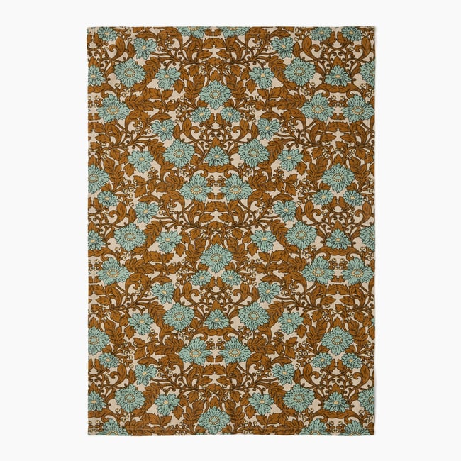 Torchon imprimé, 50x70cm, coton-lin arbre <span itemprop=
