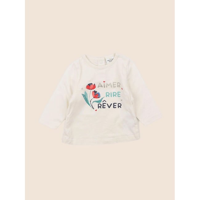 Tee-shirt - Très bon état beige <span itemprop=