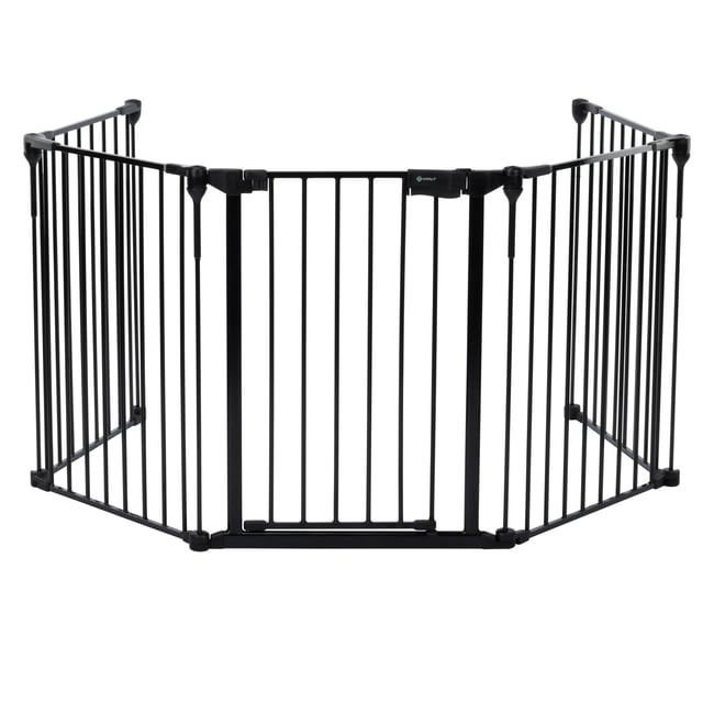 Barrière bébé modulaire 5 panneaux black <span itemprop=