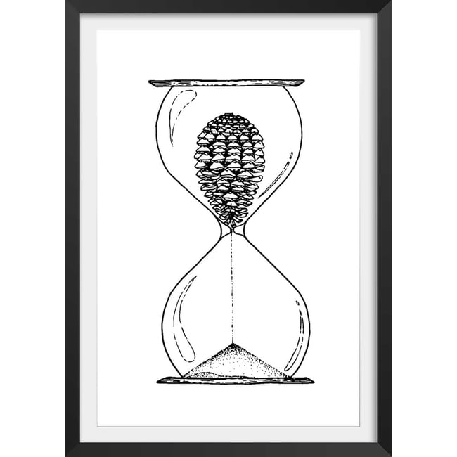 Poster sablier landais - HEXOA