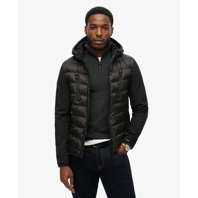 Veste à capuche Storm Softshell noir <span itemprop=