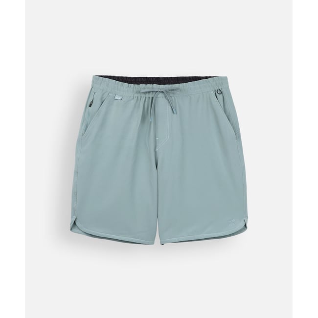 Weekend hybride short élastiqué DAYOFF eucalyptus <span itemprop=