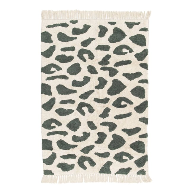 Tapis intérieur rectangulaire contemporain GLEN Couleur vert foncé <span itemprop=
