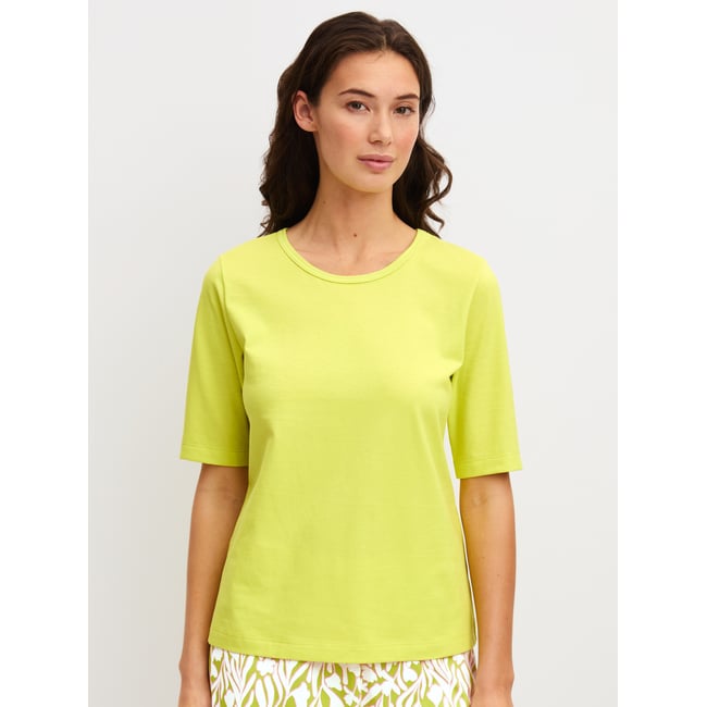 T-shirt à manches courtes manches courtes Coton LATE BLOOM M&M lemonade green <span itemprop=